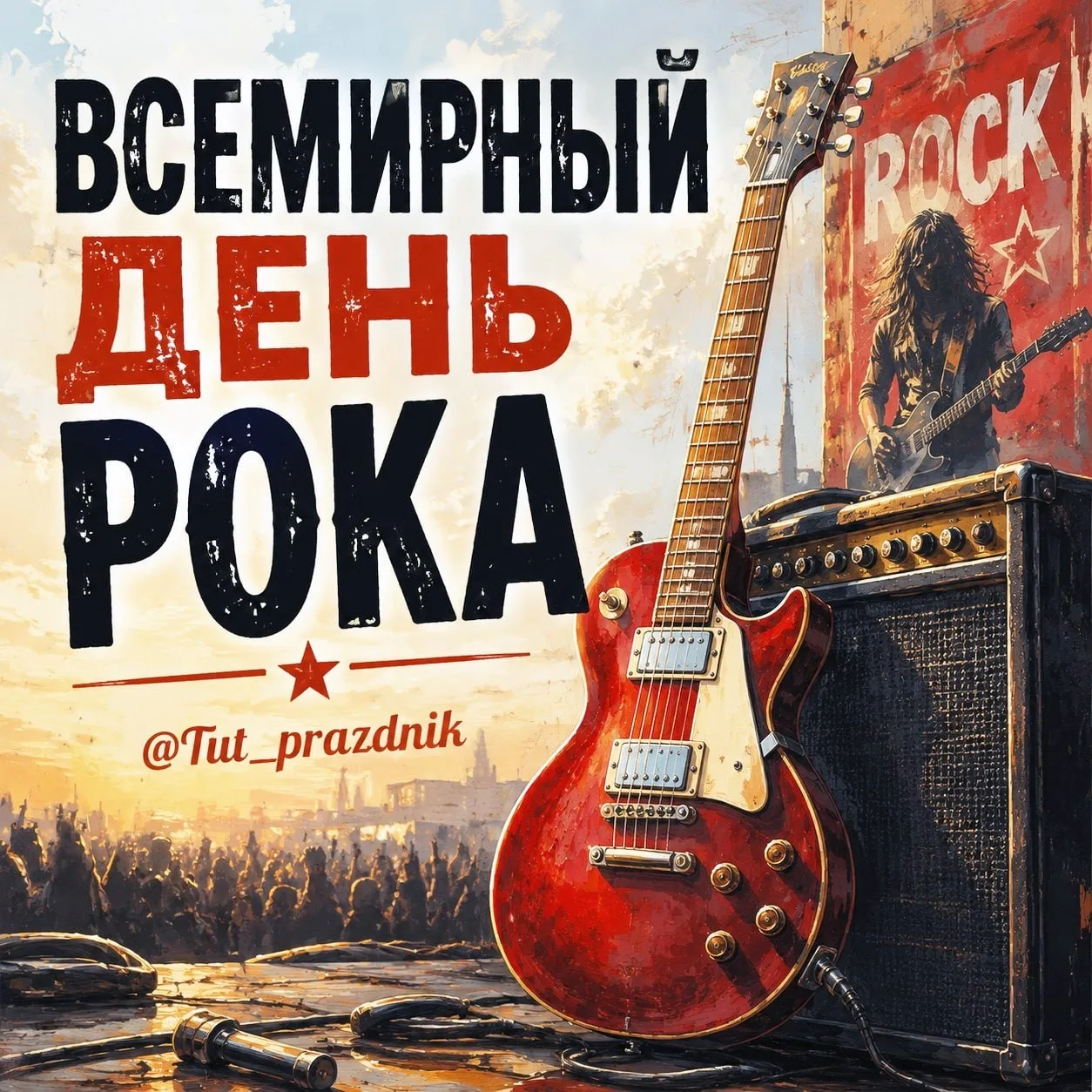 🎸 13 июля — Всемирный день рока 🎸

Сегодня поклонники музыки по всему миру отмечают Всемирный день