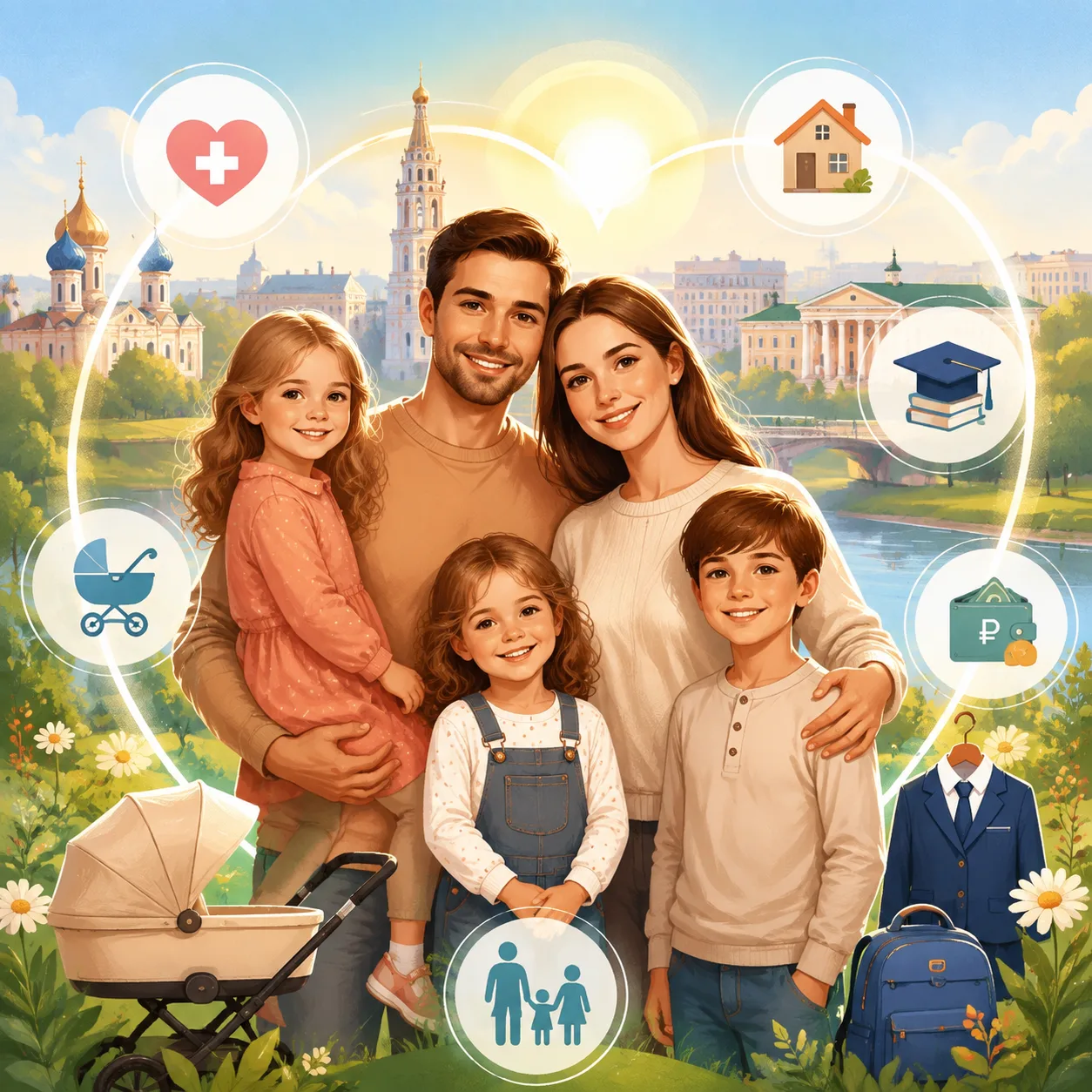 Поддержка семей с детьми в Тамбовской области: что положено в 2026 году? 🎉
