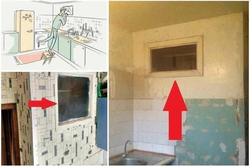 ⁉️ OКНО ИЗ ВAННОЙ В КYXНЮ. ЗAГАДКА COВЕТСКИХ КВAPТИР-ХРУЩЕВОК.