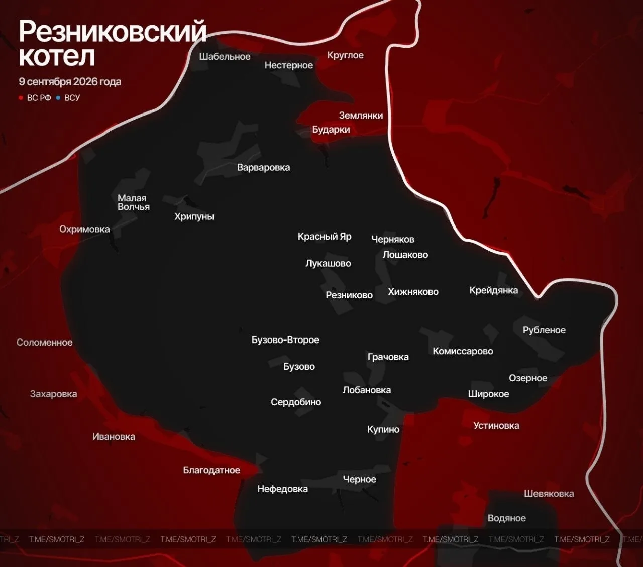🪖 Около 2000 боевиков в котле: ВС России замкнули окружение ВСУ под Волчанском