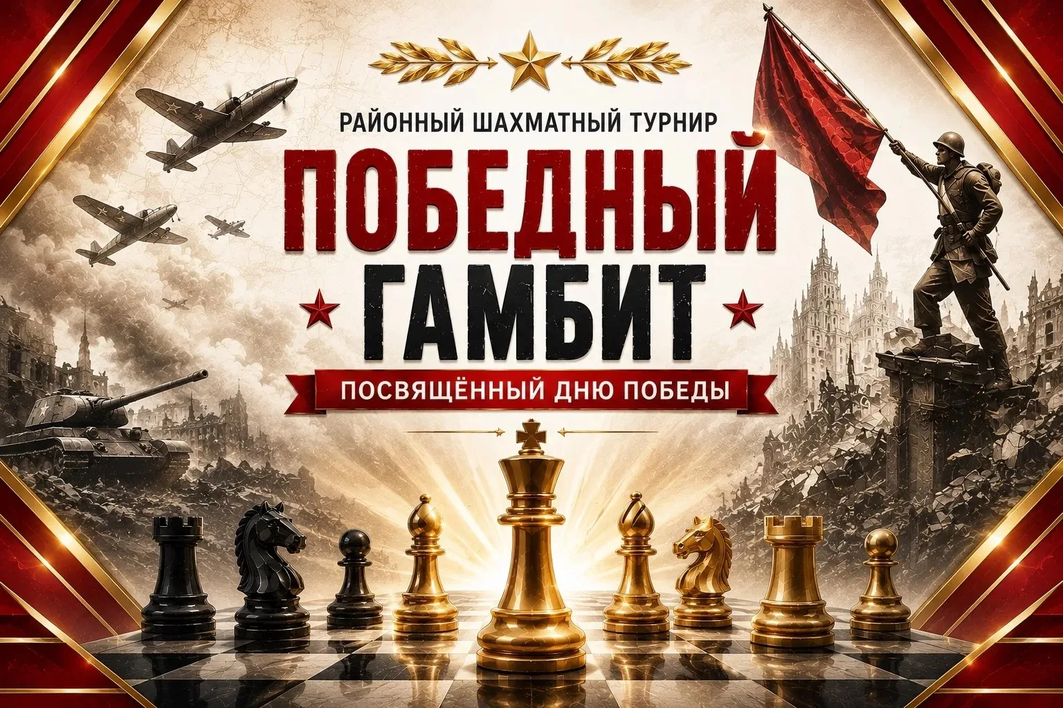 💪АКТИВНЫЕ ВЫХОДНЫЕ в МАОУ СОШ № 300 "Перспектива".  ♟«Победный гамбит» - I районный шахматный турнир