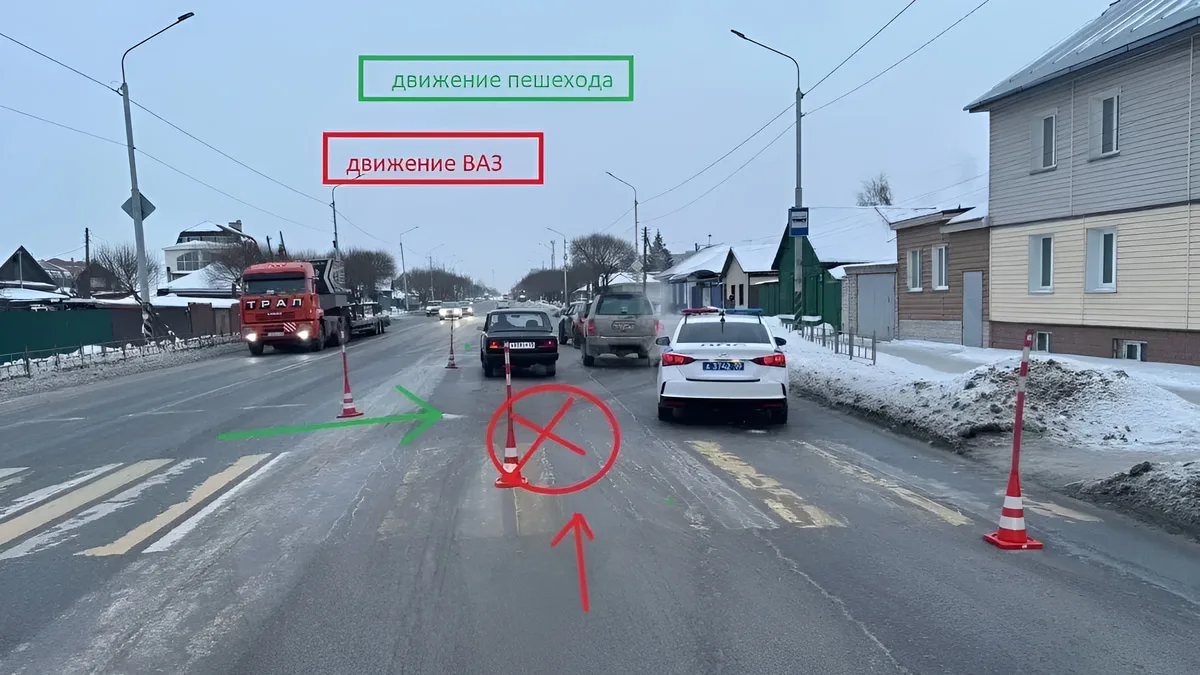 В Омске отдали под суд водителя, оставившего старушку без ноги