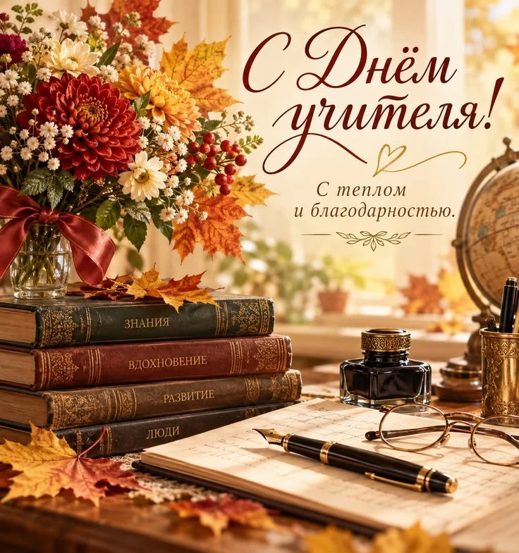 Спасибо вам, дорогие учителя! 🍂