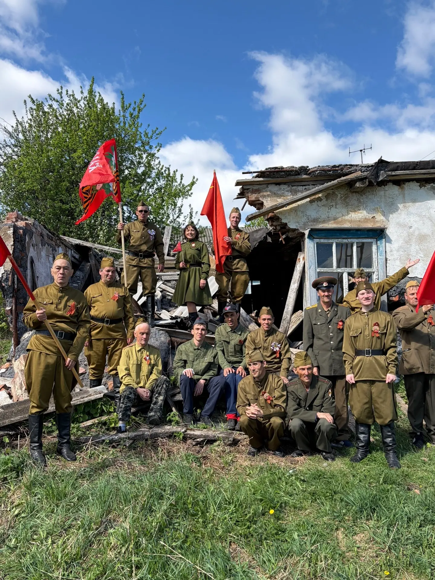 День Победы, как он был от нас далек,