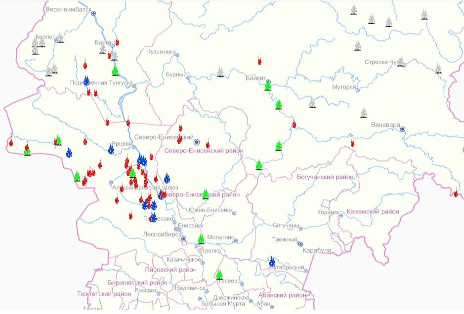По сообщению лесопожарного центра Красноярского края за минувшие сутки в регионе ликвид...