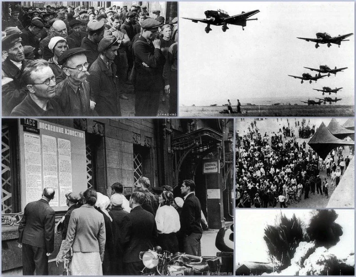22 июня 1941 года войска нацистской Германии вторглись на территорию Советского Союза.
🔥 С этого дн