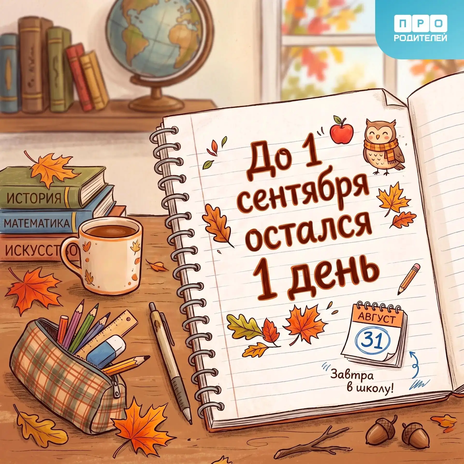🍁 Завтра — сентябрь