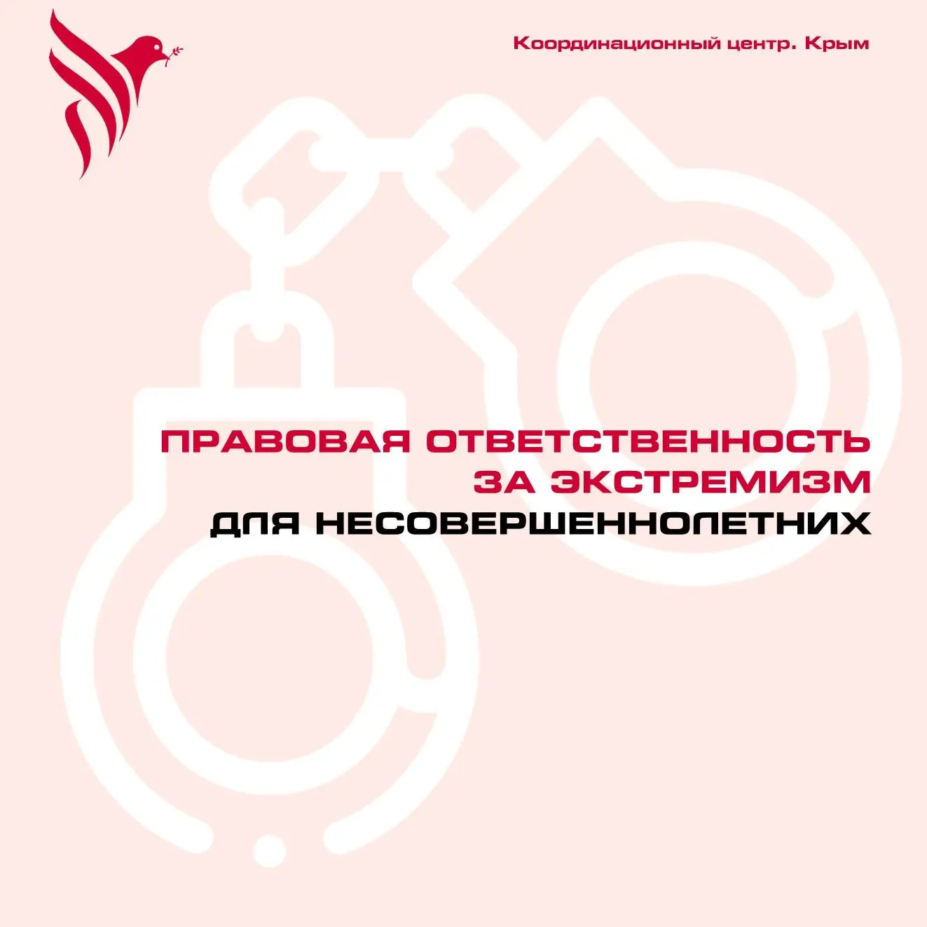 ✅Вниманию несовершеннолетних!

Запомните, за экстремистскую деятельность правовая ответственность на