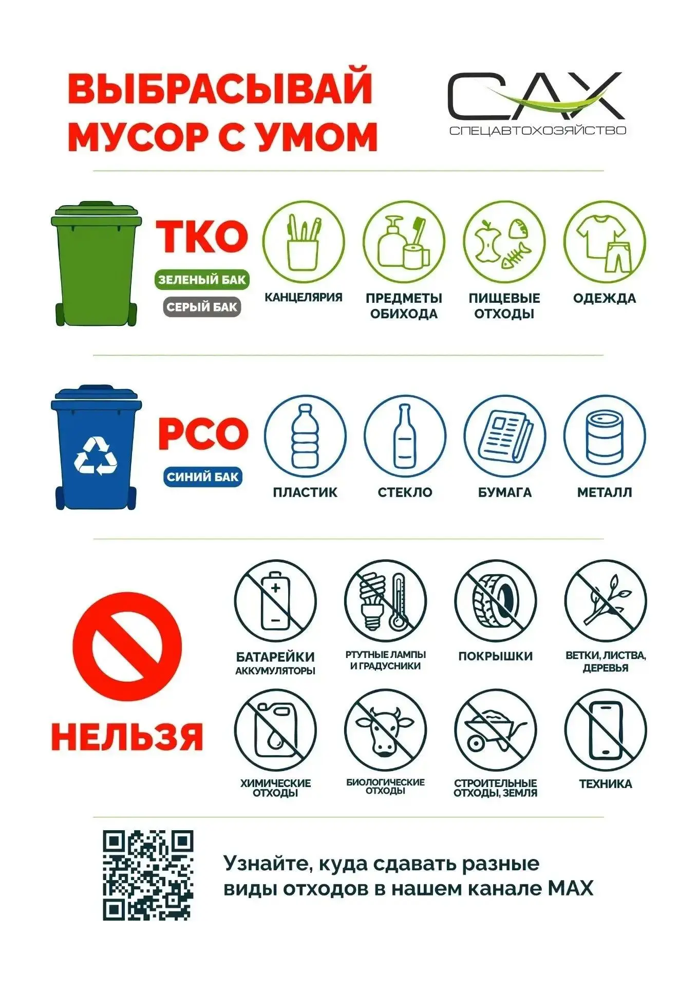 ☝️ Выбрасывай с умом!