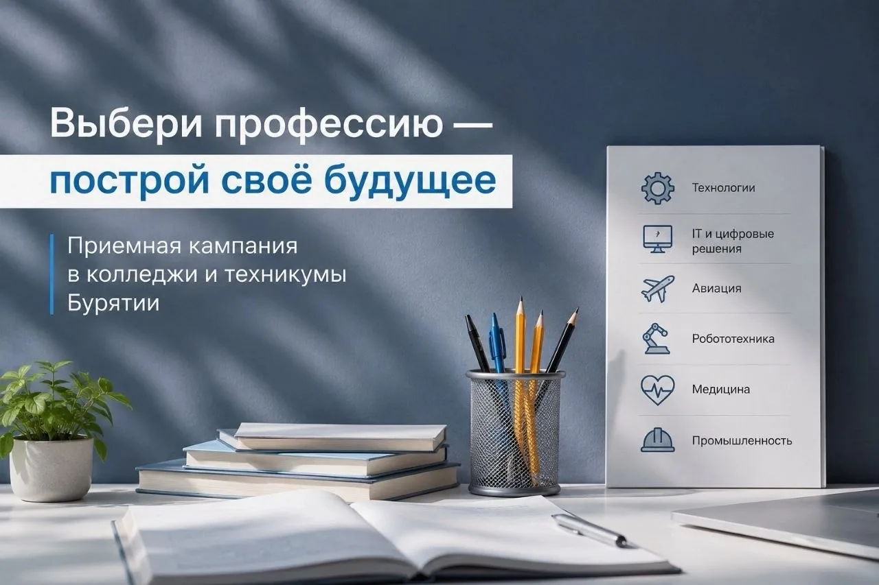 🎓 Поступаешь в колледж или техникум?

В Бурятии продолжается приемная кампания. Подать документы на