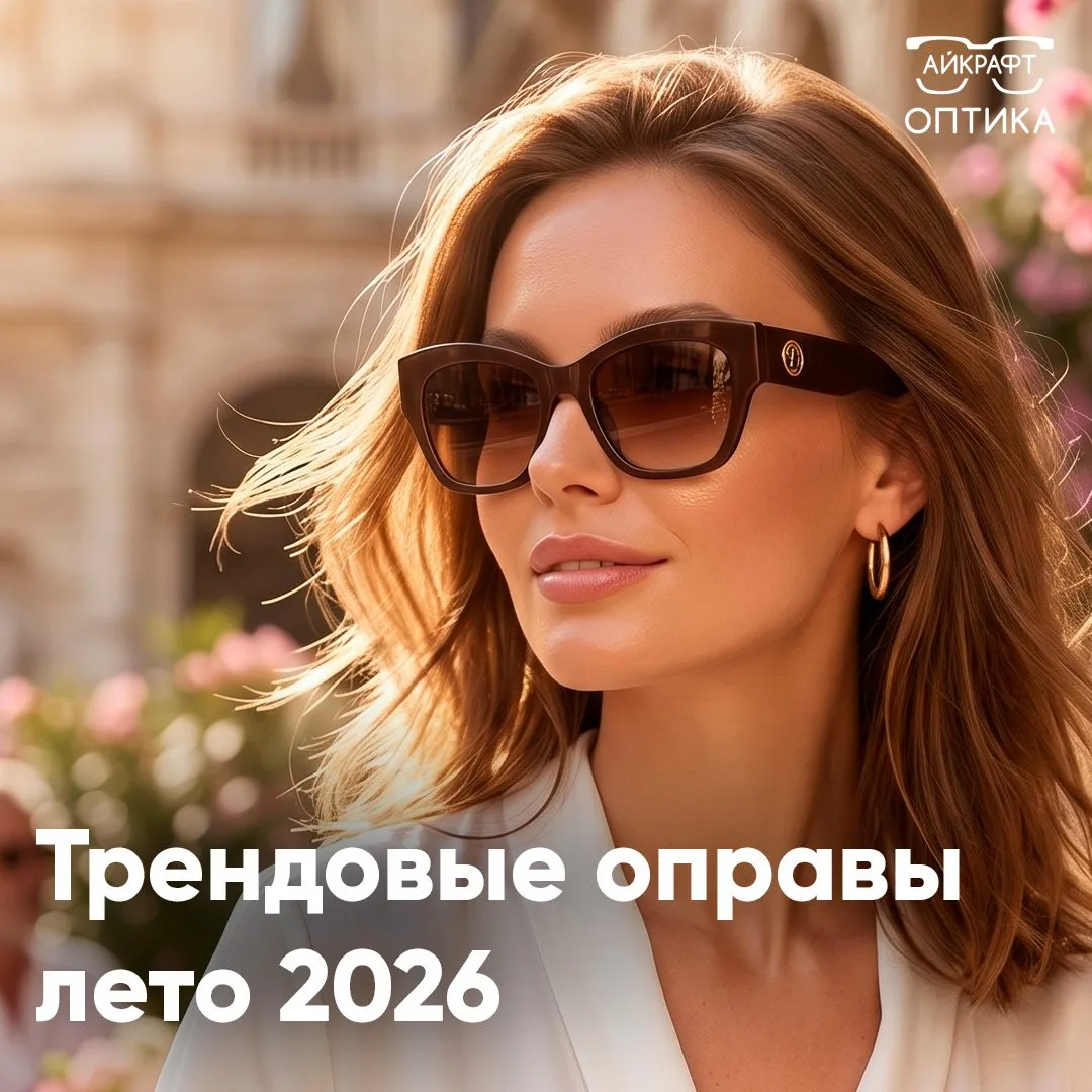 Солнцезащитные очки летом — это не только защита от яркого света, но и деталь, которая задаёт настро