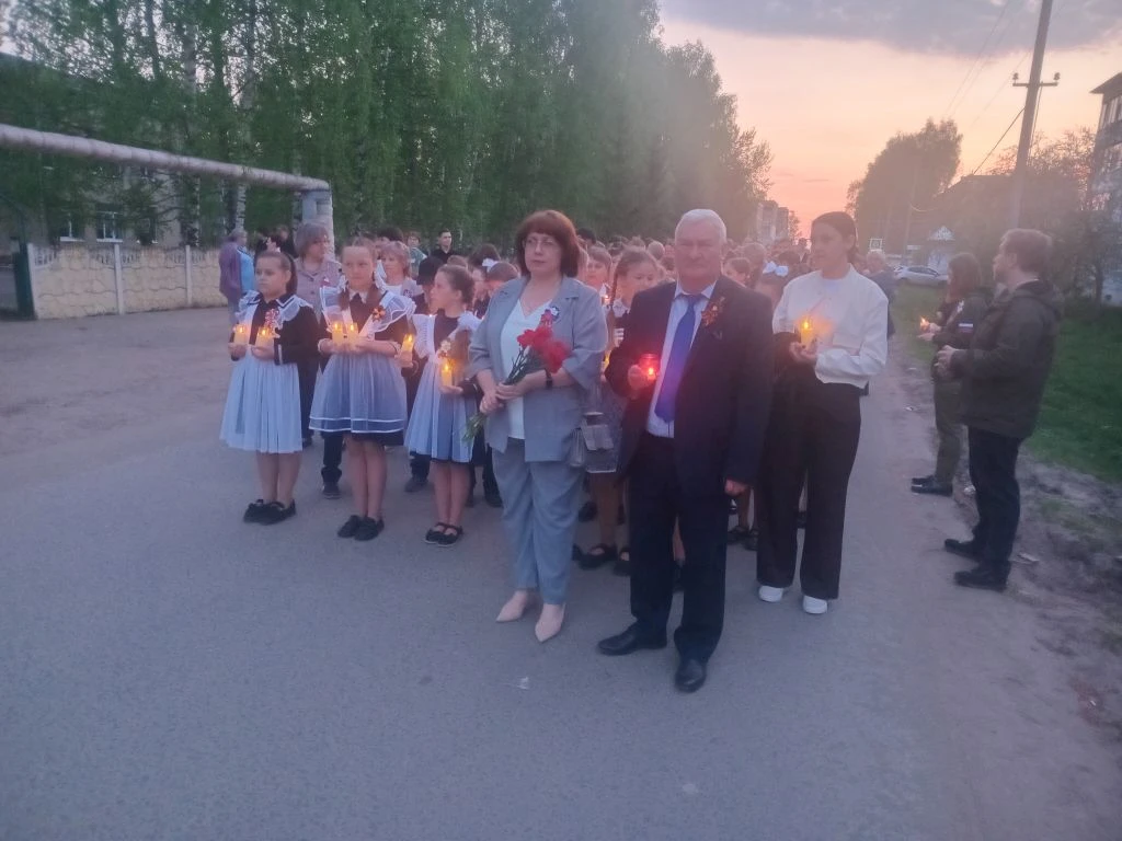 🕯️Учащиеся и педагоги нашей школы приняли участие во Всероссийской акции «Свеча Памяти...