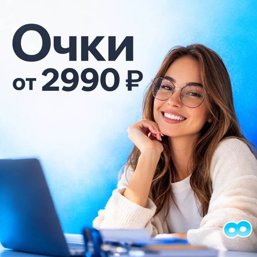 👓 Очки от 2990 ₽ — готовое решение для вашего зрения
