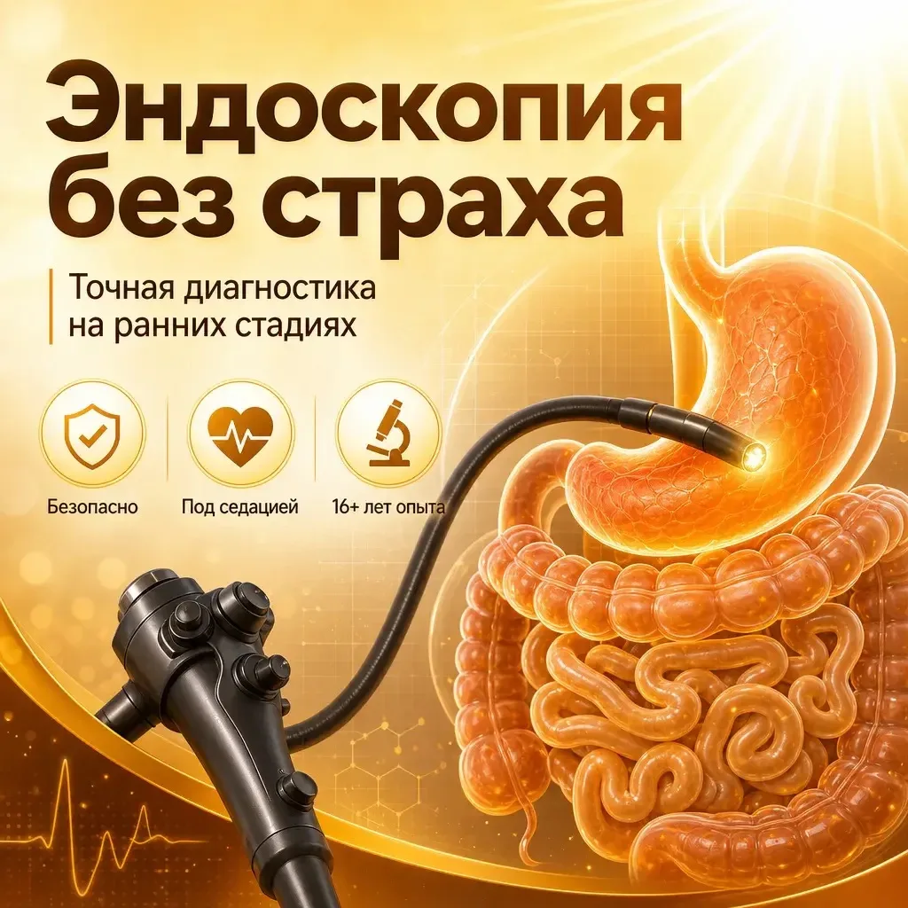 Эндоскопия без страха: современная диагностика, которая помогает сохранить здоровье