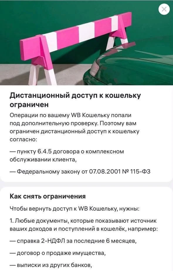 Wildberries начал спрашивать, откуда у вас деньги на покупки. Пользователи сообщают, чт...