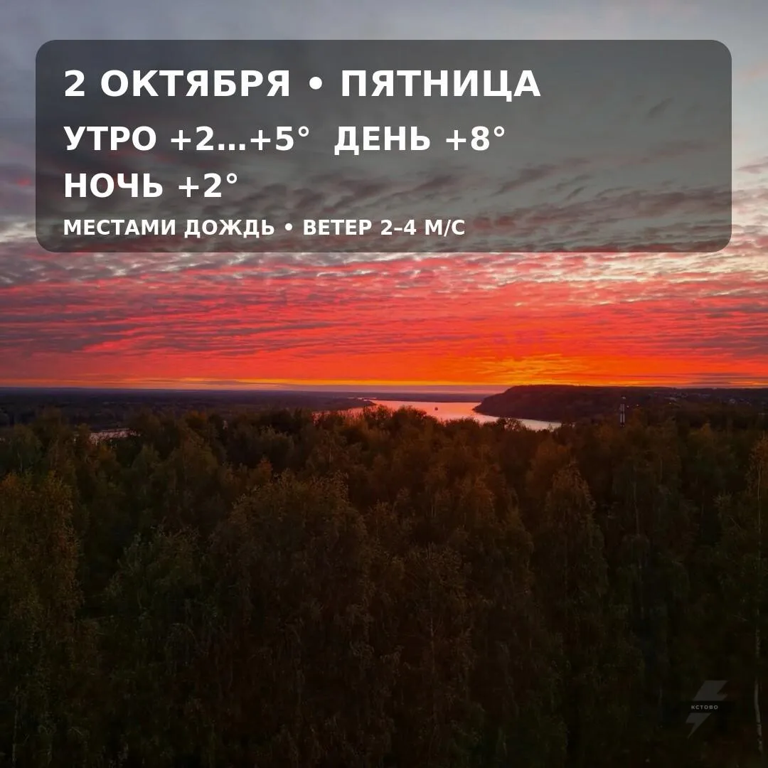 ☀️ Доброе утро, Кстово!