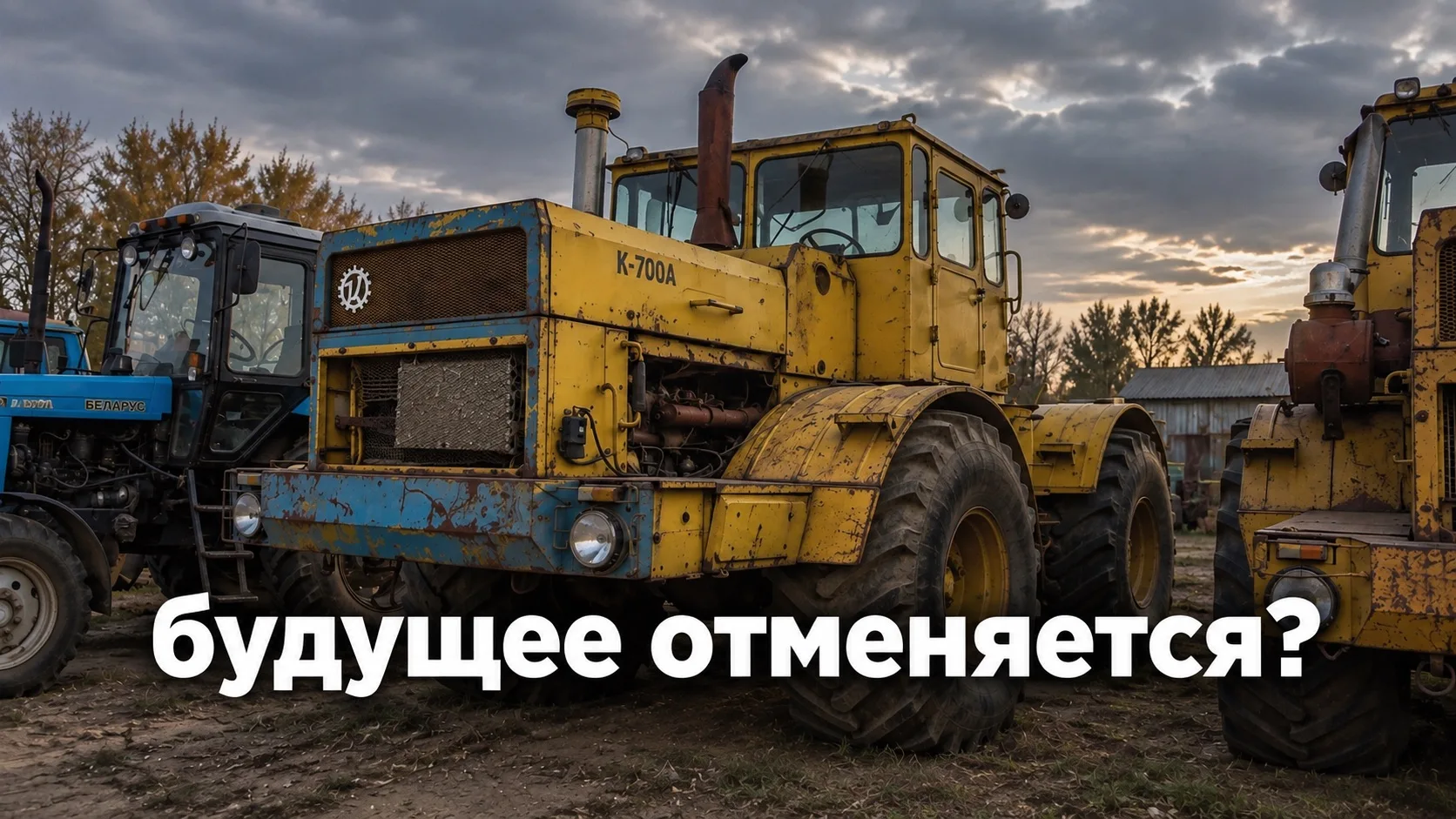 ПЯТЬ ЛЕТ НАЗАД ТРАКТОРЫ УЖЕ БЫЛИ СТАРЫМИ