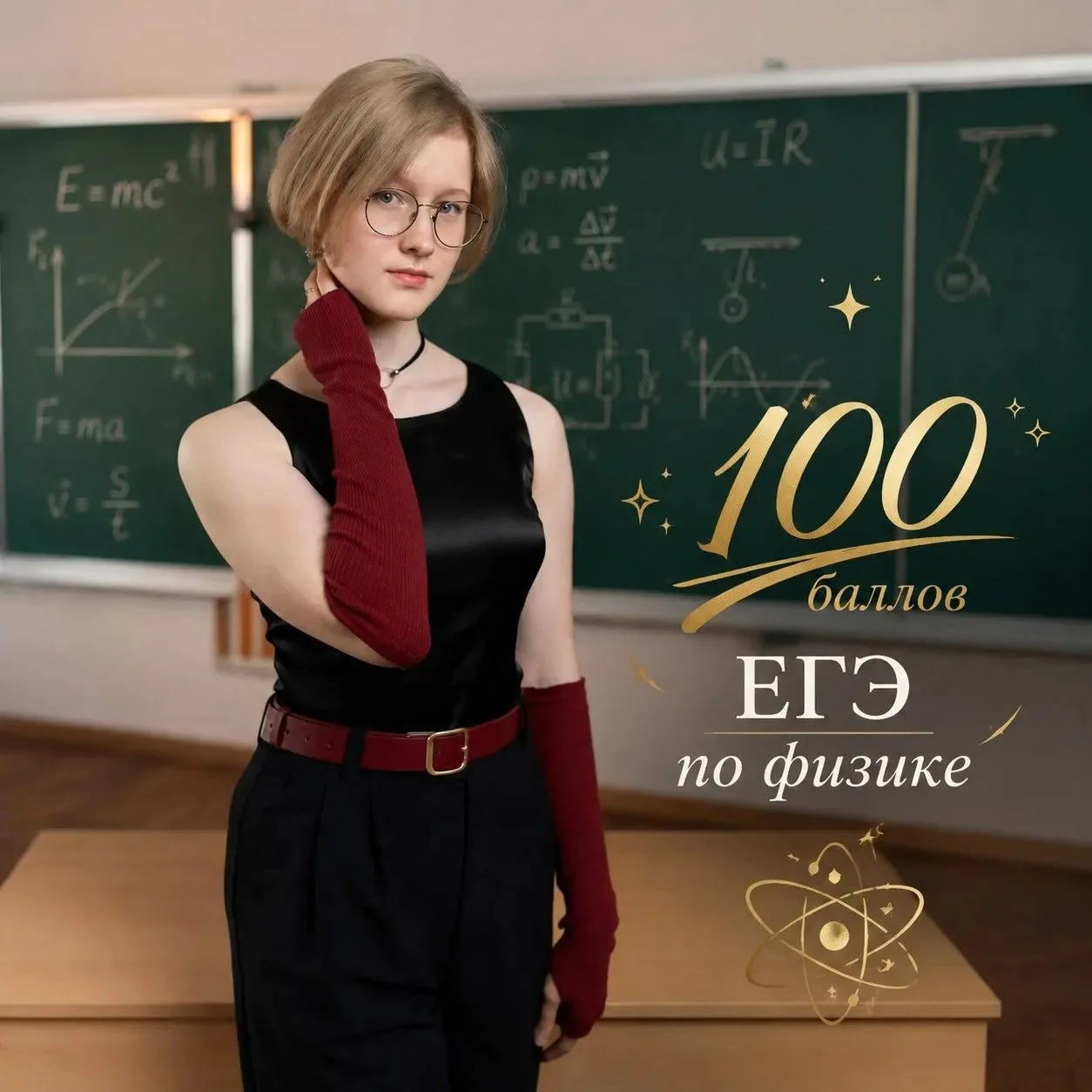 🏆 100 БАЛЛОВ ПО ФИЗИКЕ + 96 ПО МАТЕМАТИКЕ!   В нашей школе еще один повод для гордости! Анастасия Ч
