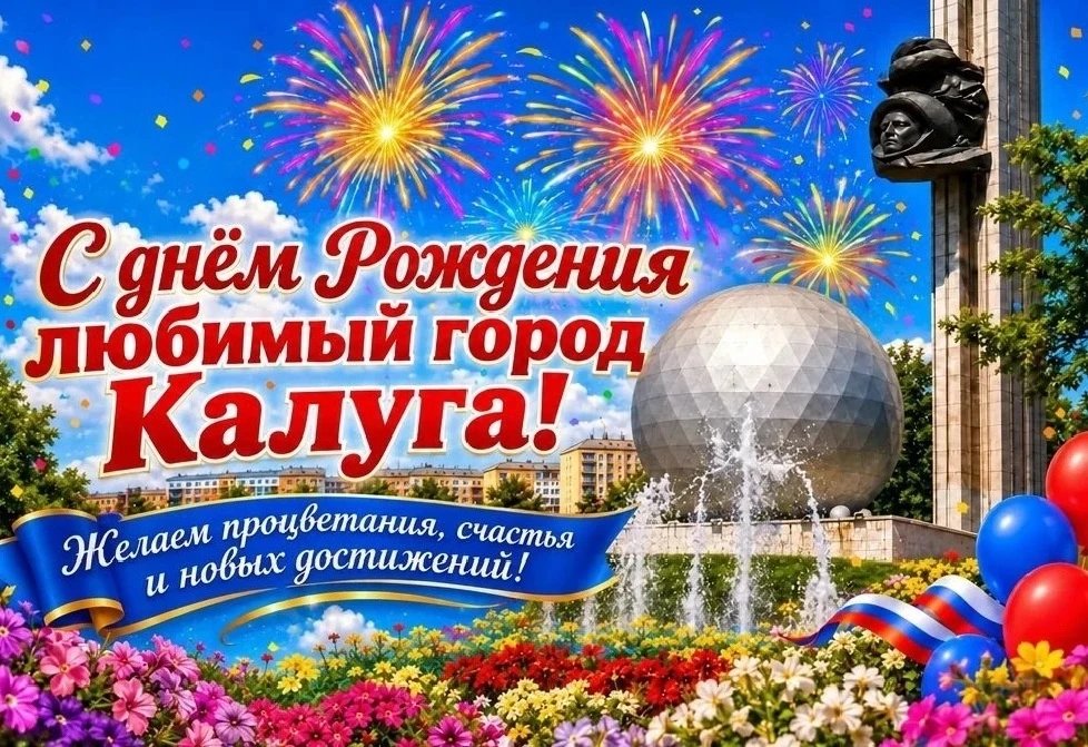 С днем рождения Калуга 655!!!!!