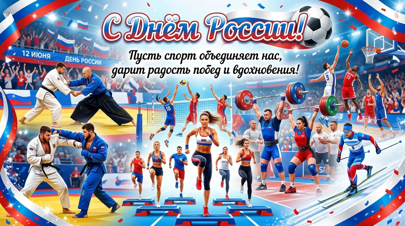 🇷🇺 «Спорт — часть истории России: поздравляем с Днём России!»

🇷🇺 День России — праздник, которы