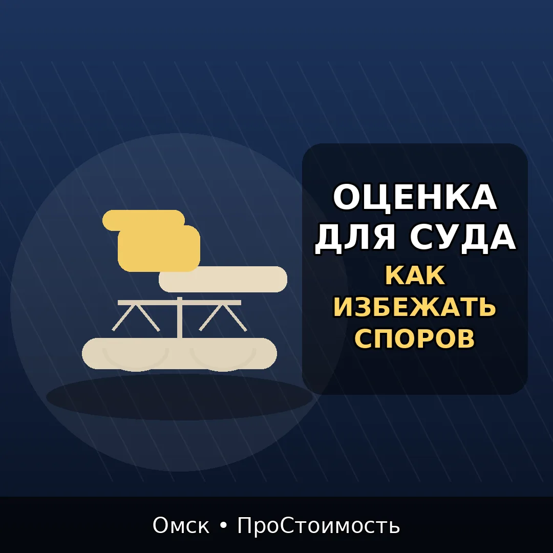 Оценка для суда в Омске: как сделать отчёт устойчивым к спорам
Оценка для суда в Омске должна быть н