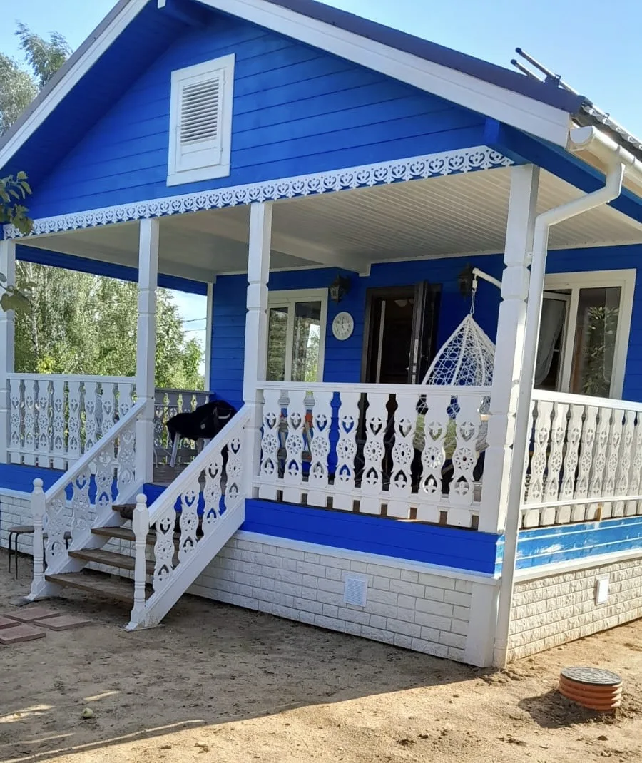🏡Делимся фото готового дома, по индивидуальному проекту Заказчика. Дом общими размерам...
