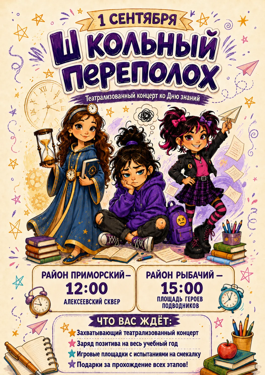 📚 ШКОЛЬНЫЙ ПЕРЕПОЛОХ, или Как Нехочуха стала Знайкой!
