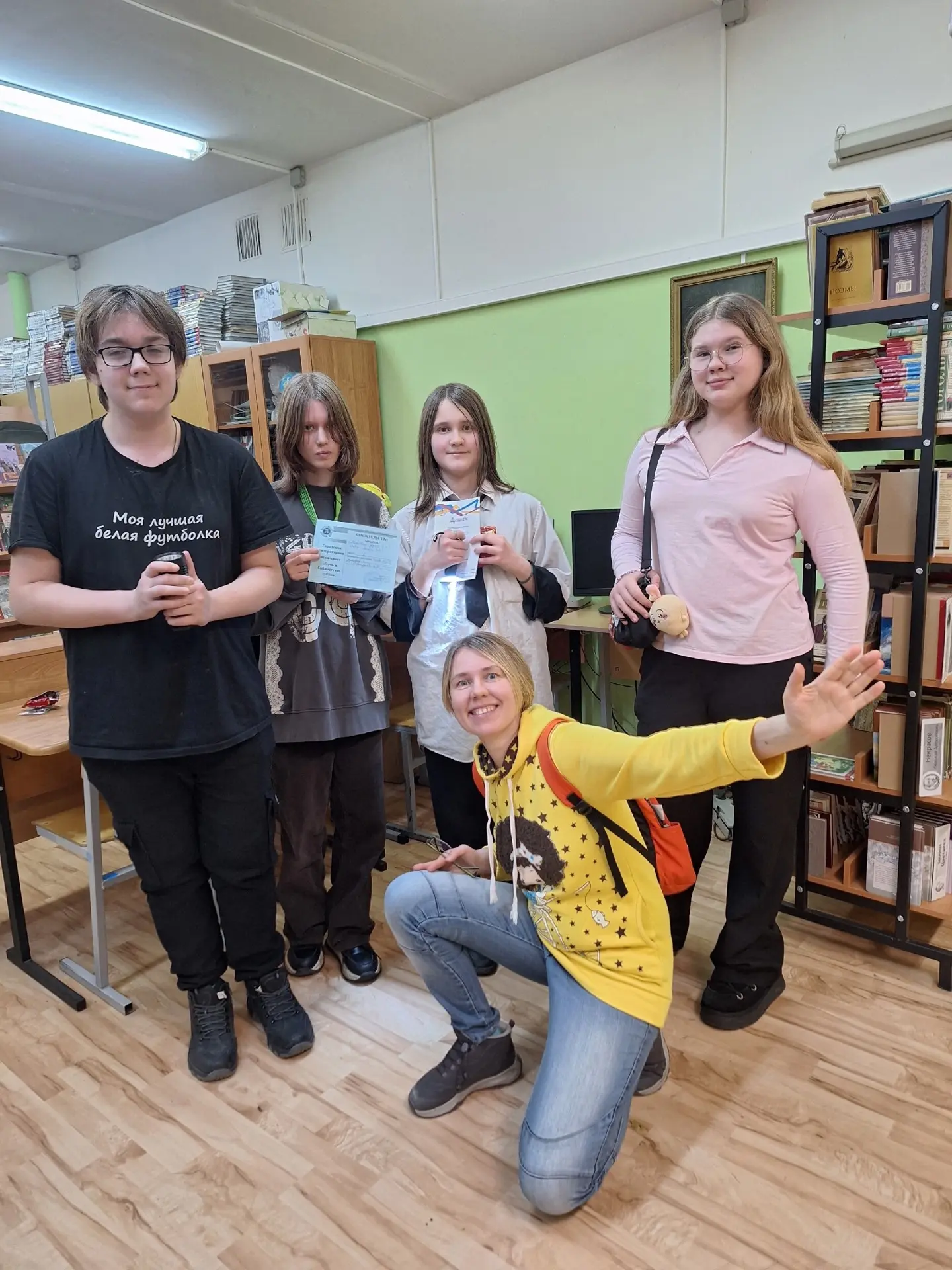 Как мы сходили на квест «Ночь в библиотеке» 🔦📚✨  🔍 Городской квест в Державинском лицее с самого нач
