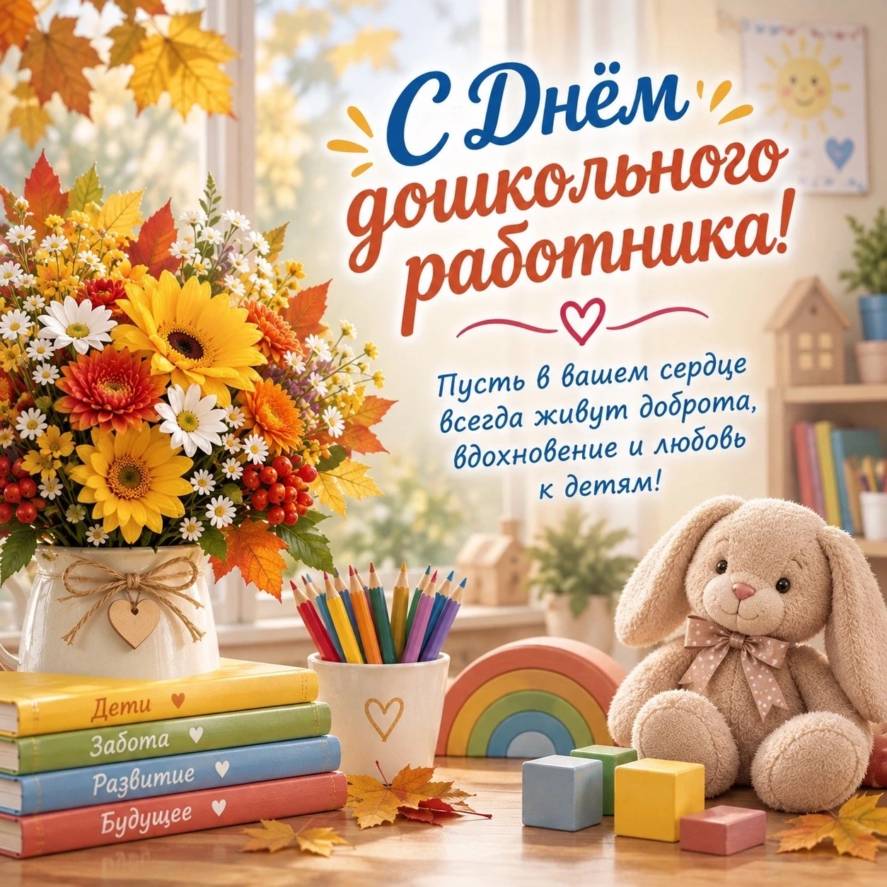 🎉С ДНЁМ ДОШКОЛЬНОГО РАБОТНИКА!🎉