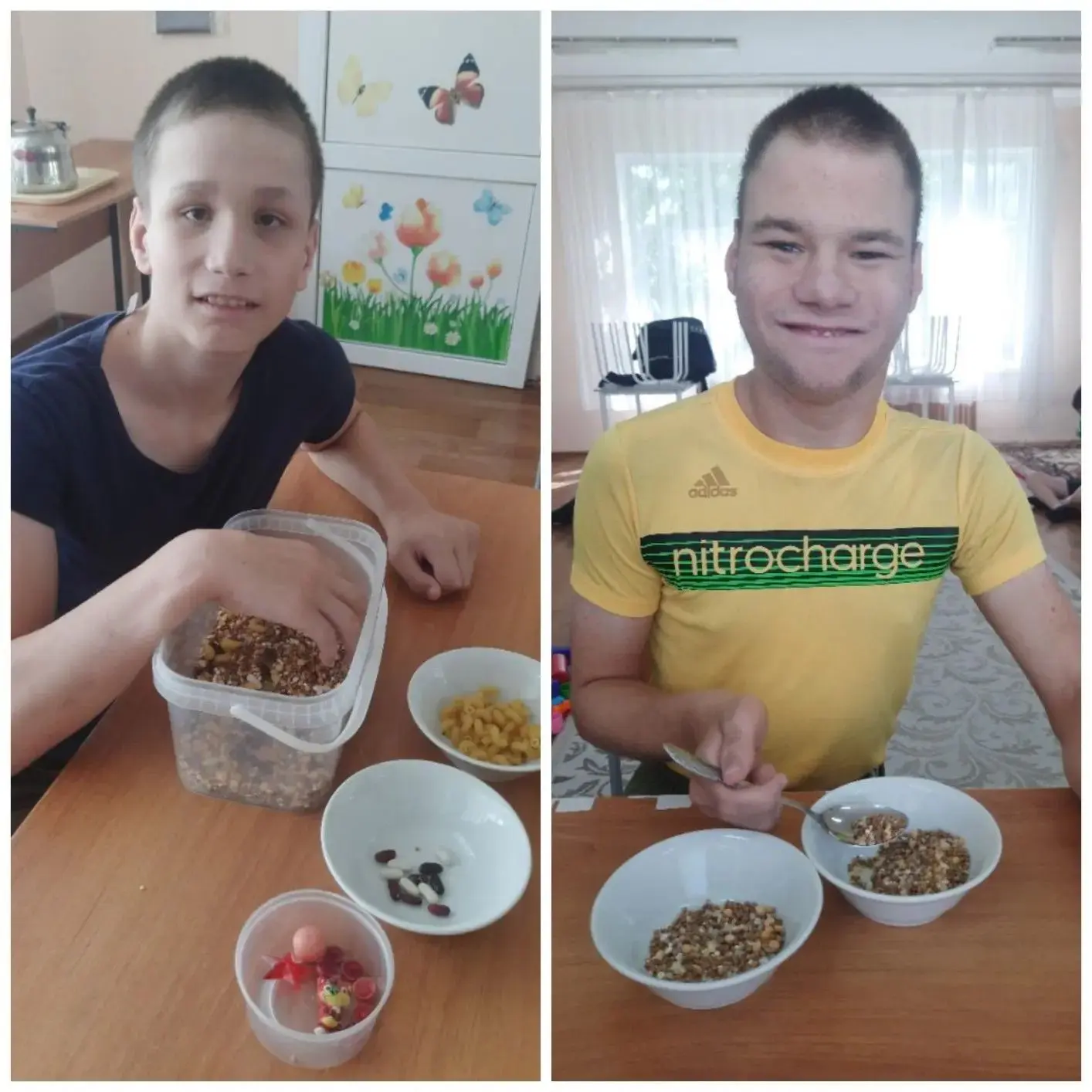 ✨ Волшебство в ладошках: развиваем моторику с помощью круп и макарон!

В группе № 2 отделения социал