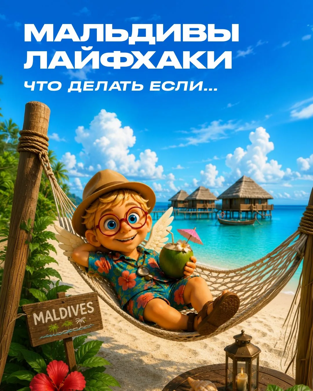 Мальдивы легко превратить в отдых без сюрпризов, если знать несколько деталей заранее — наш маскот с