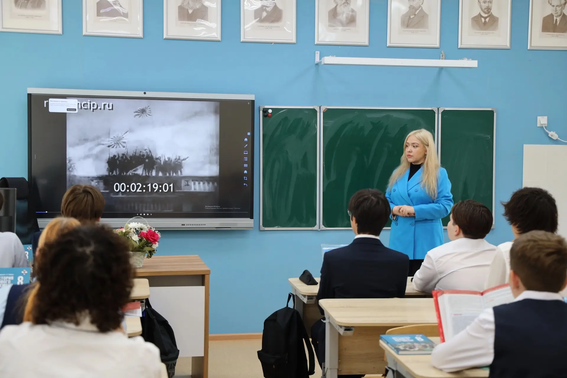 Сегодня в нашей школе проведены мероприятия, посвящённые Дню Победы над милитаристской ...
