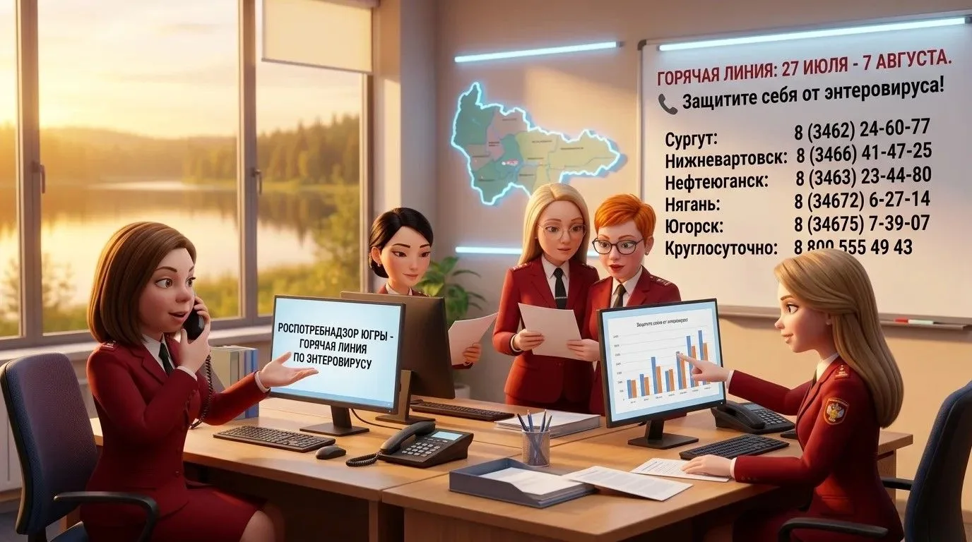 Лето в Югре — время отпусков, отдыха у воды и, к сожалению, сезонного подъема энтеровирусной инфекци