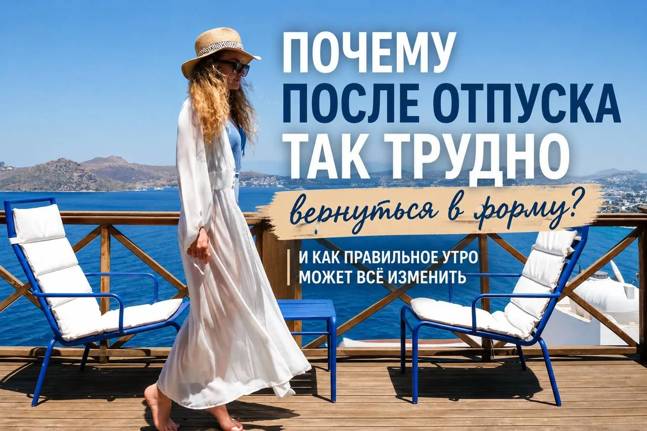 ПОЧЕМУ ОТПУСК ЗАКОНЧИЛСЯ, А В ФОРМУ ВЕРНУТЬСЯ ТАК ТРУДНО?
