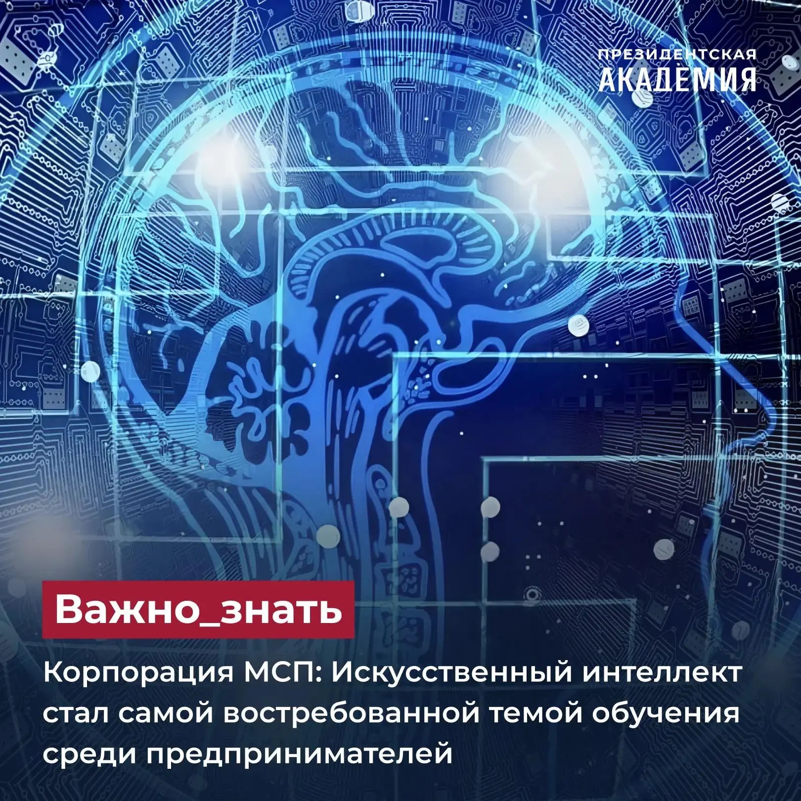 Корпорация МСП: Искусственный интеллект стал самой востребованной темой обучения среди ...