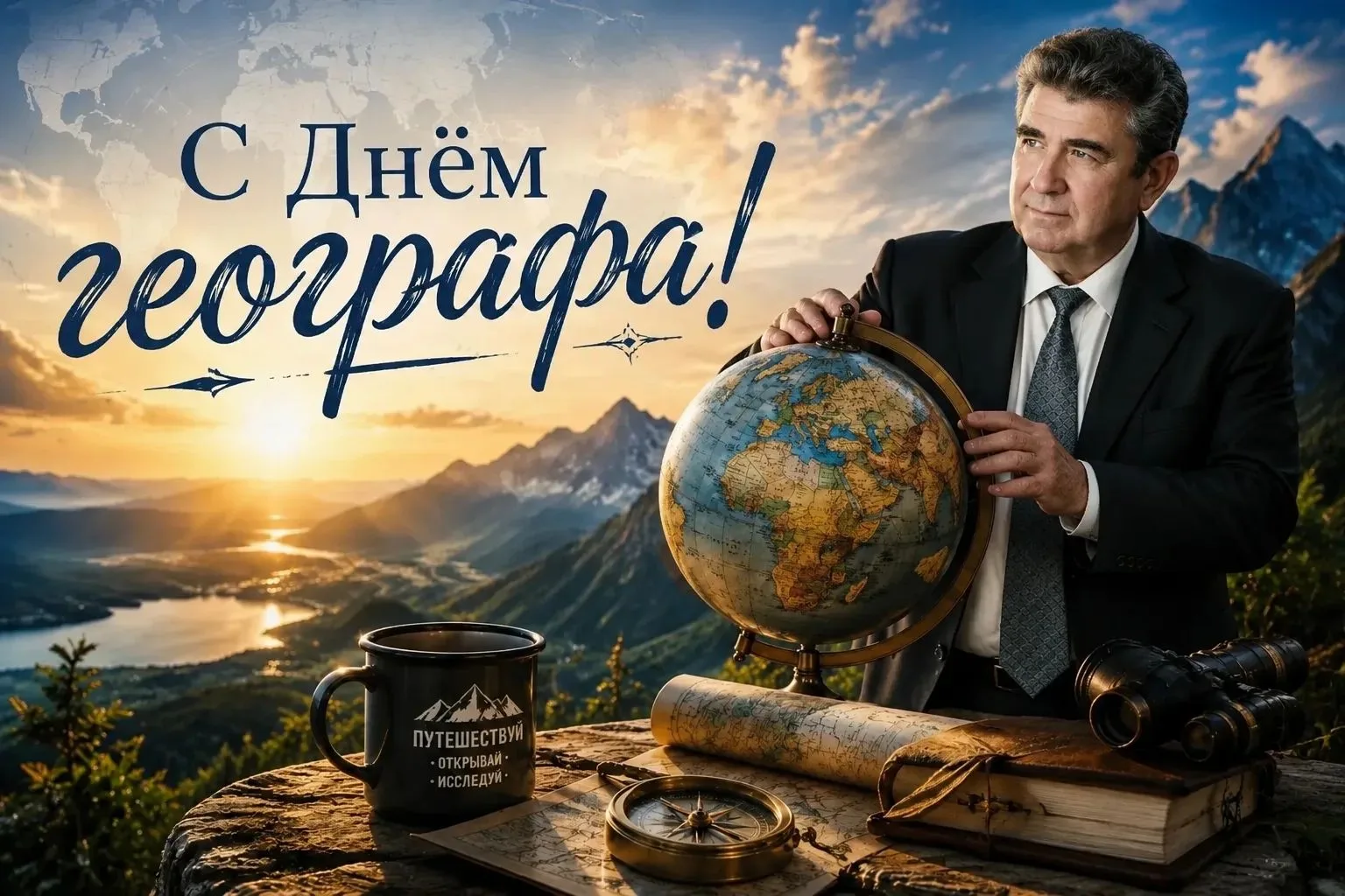 🌍 С Днём географа! 🗺️