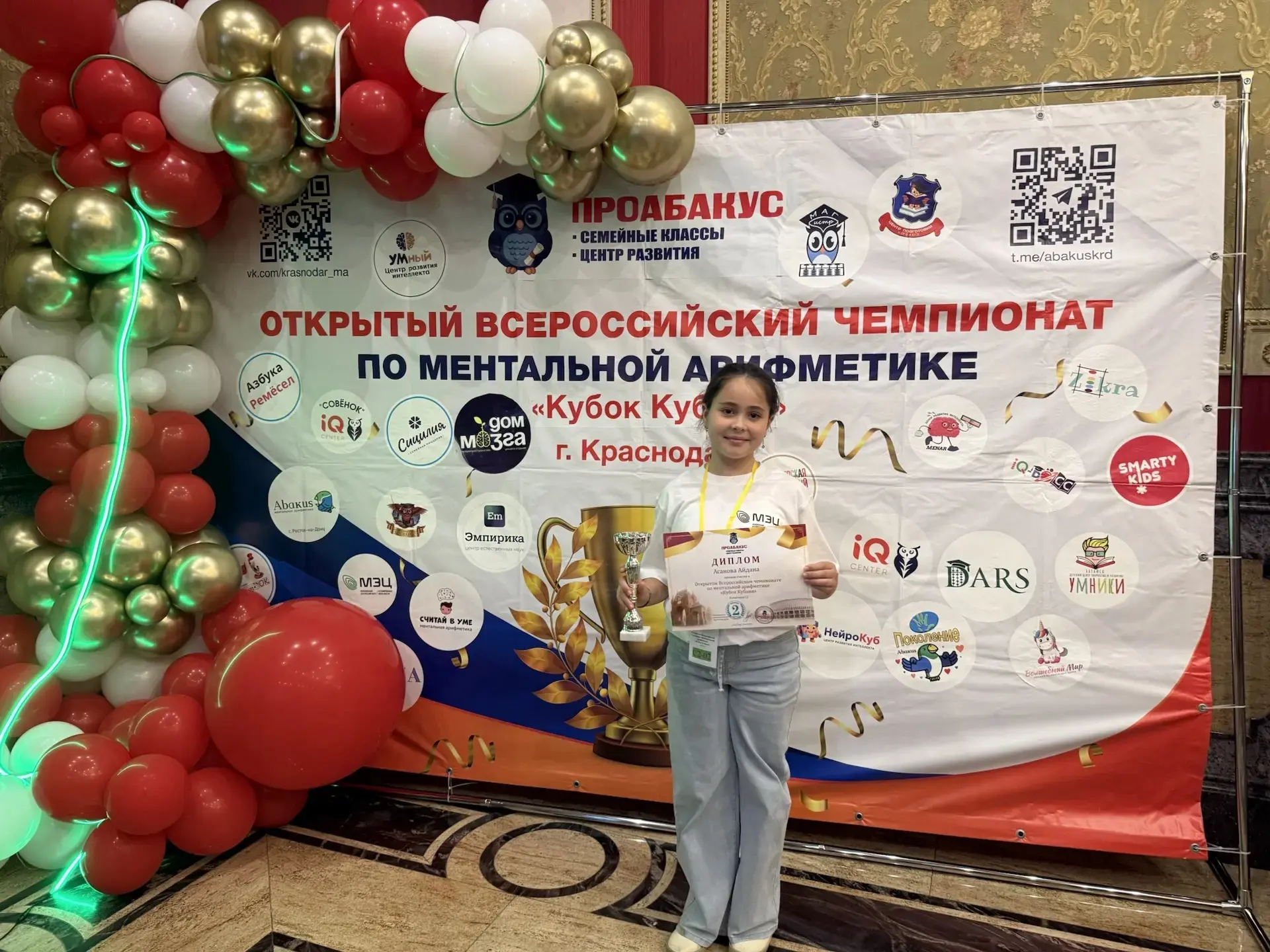 🏆 Результаты наших учеников на Всероссийском чемпионате «Кубок Кубани» (г. Краснодар) 🧮  Поздравляем