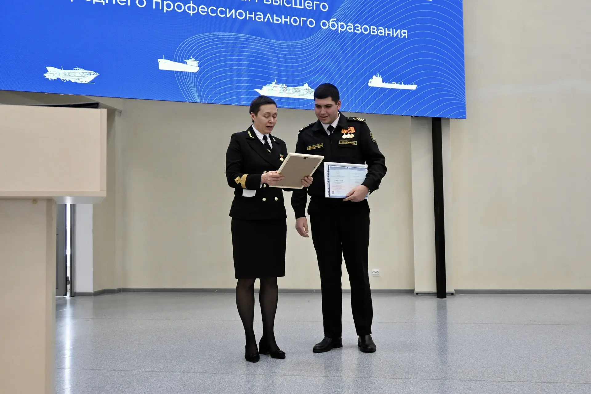 27 февраля в ИМРФ имени Героя Советского Союза М.П. Девятаева – КФ ФГБОУ ВО «ВГУВТ» состоялась торже