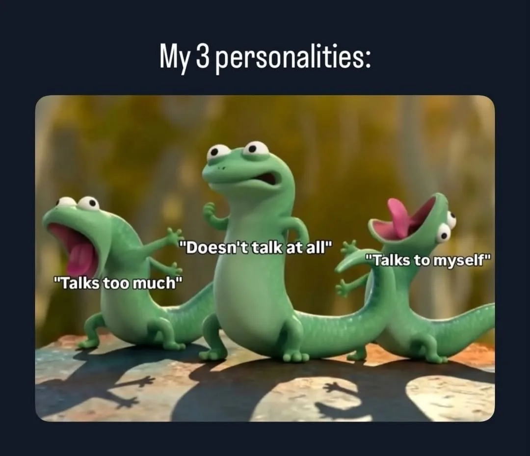 My 3 personalities: