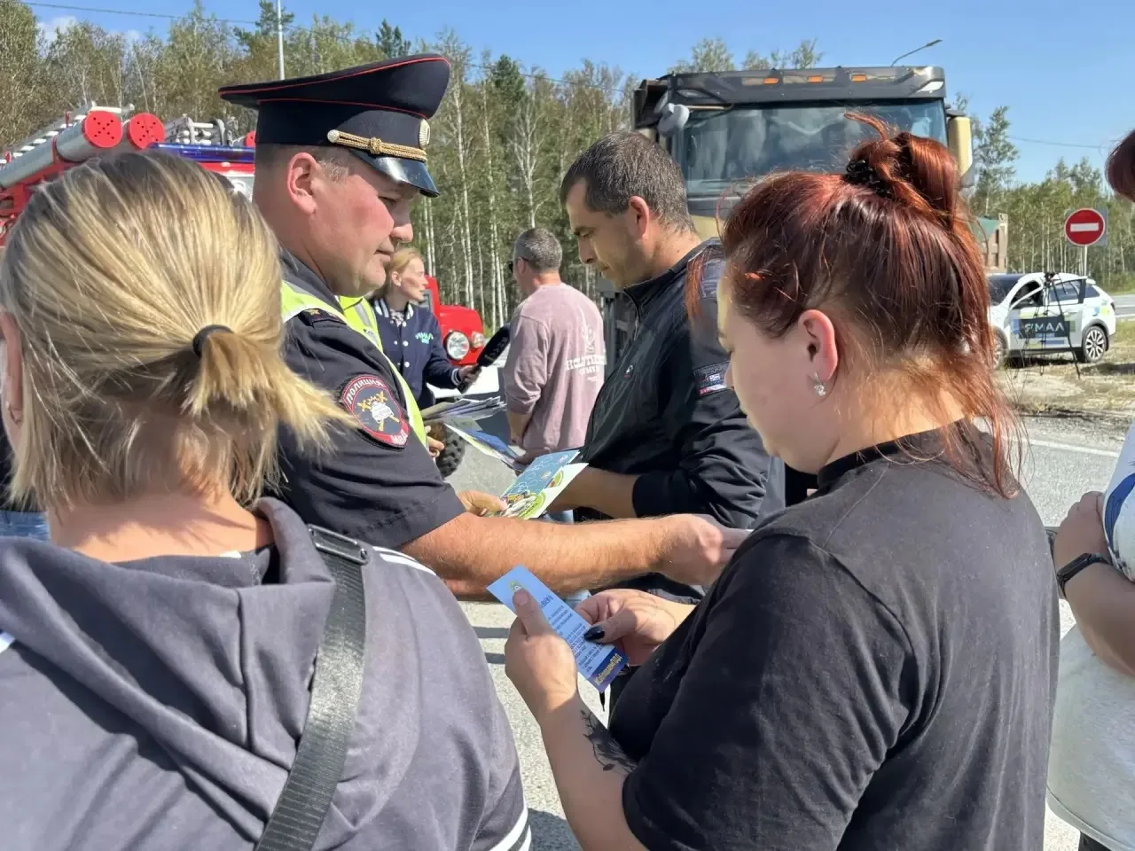 🚔💯На федеральной автодороге Тюмень-Омск сегодня проходит информационный марафон #Доро...
