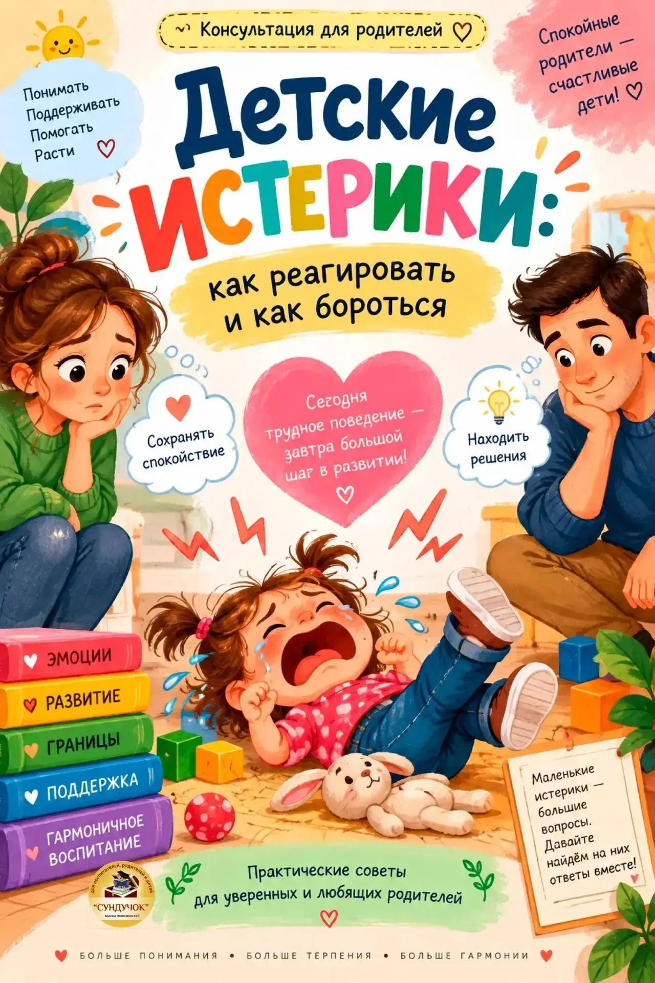 Истерики в дошкольном возрасте — распространённое явление, связанное с возрастными особ...
