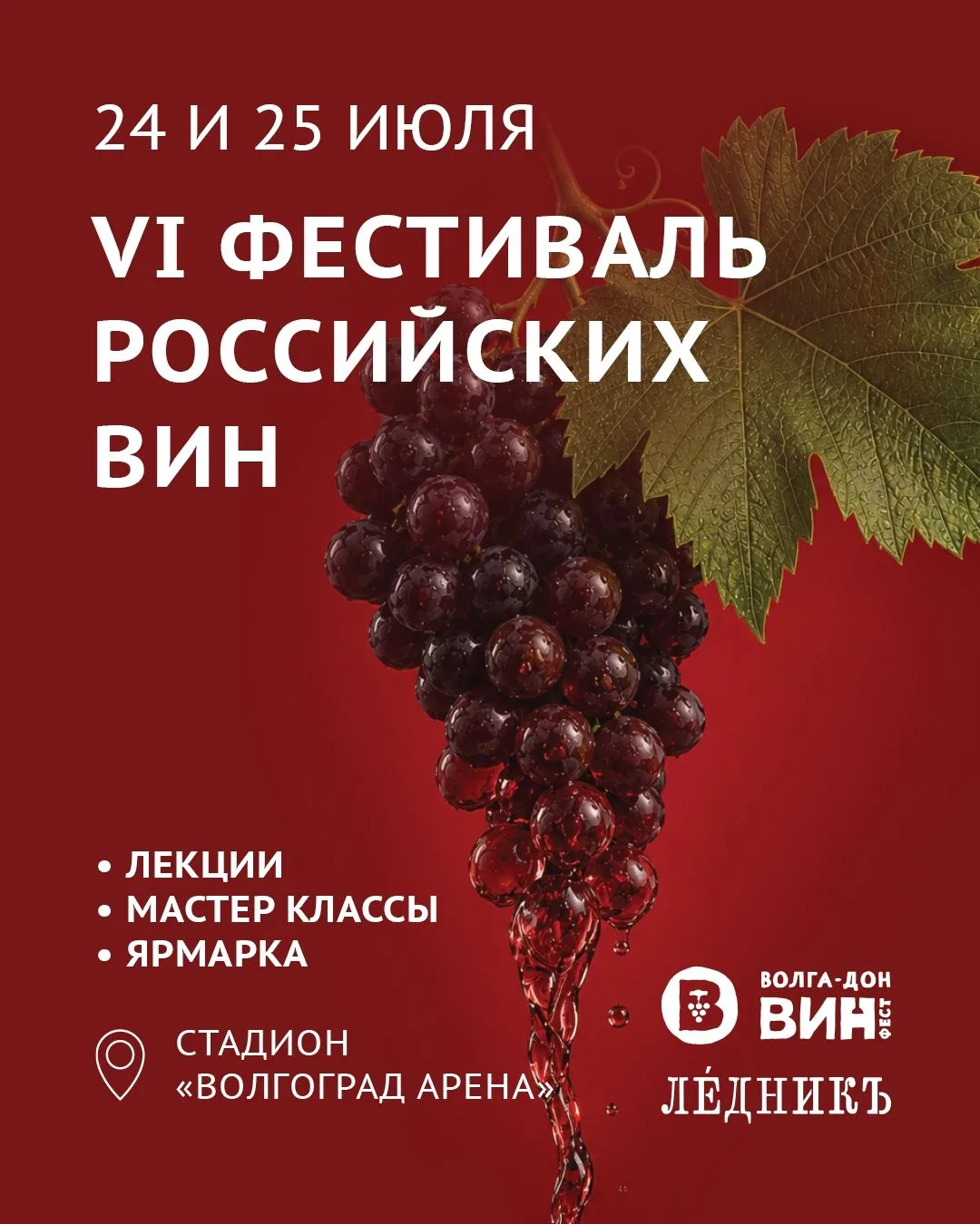VI Волга-Дон ВИН ФЕСТ на «Волгоград Арене» уже завтра!