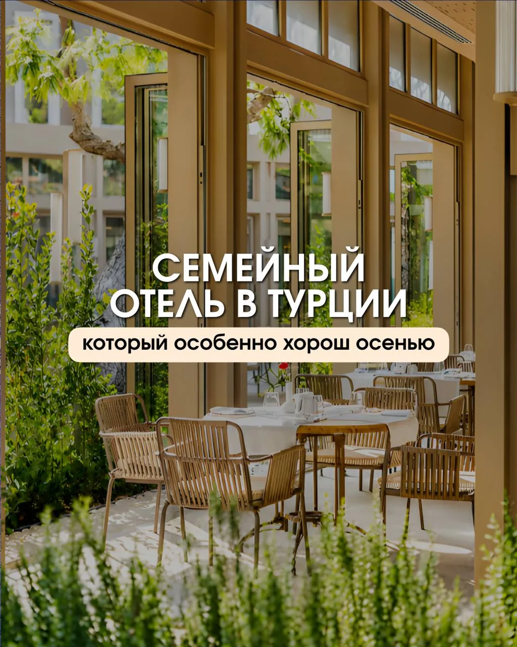 🍂 ОТЛИЧНЫЙ ВАРИАНТ ДЛЯ СЕМЕЙНОГО ОТДЫХА В ТУРЦИИ ЭТОЙ ОСЕНЬЮ