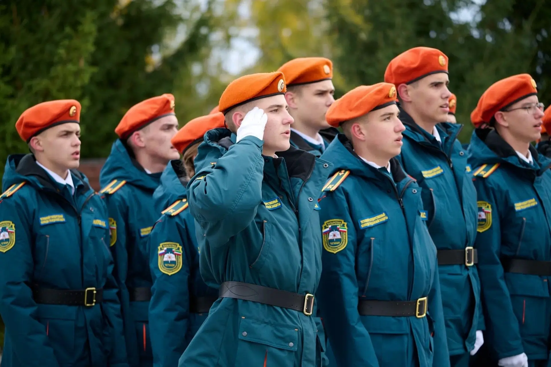 Верность призванию: день торжественной клятвы в Тетюшском колледже гражданской защиты