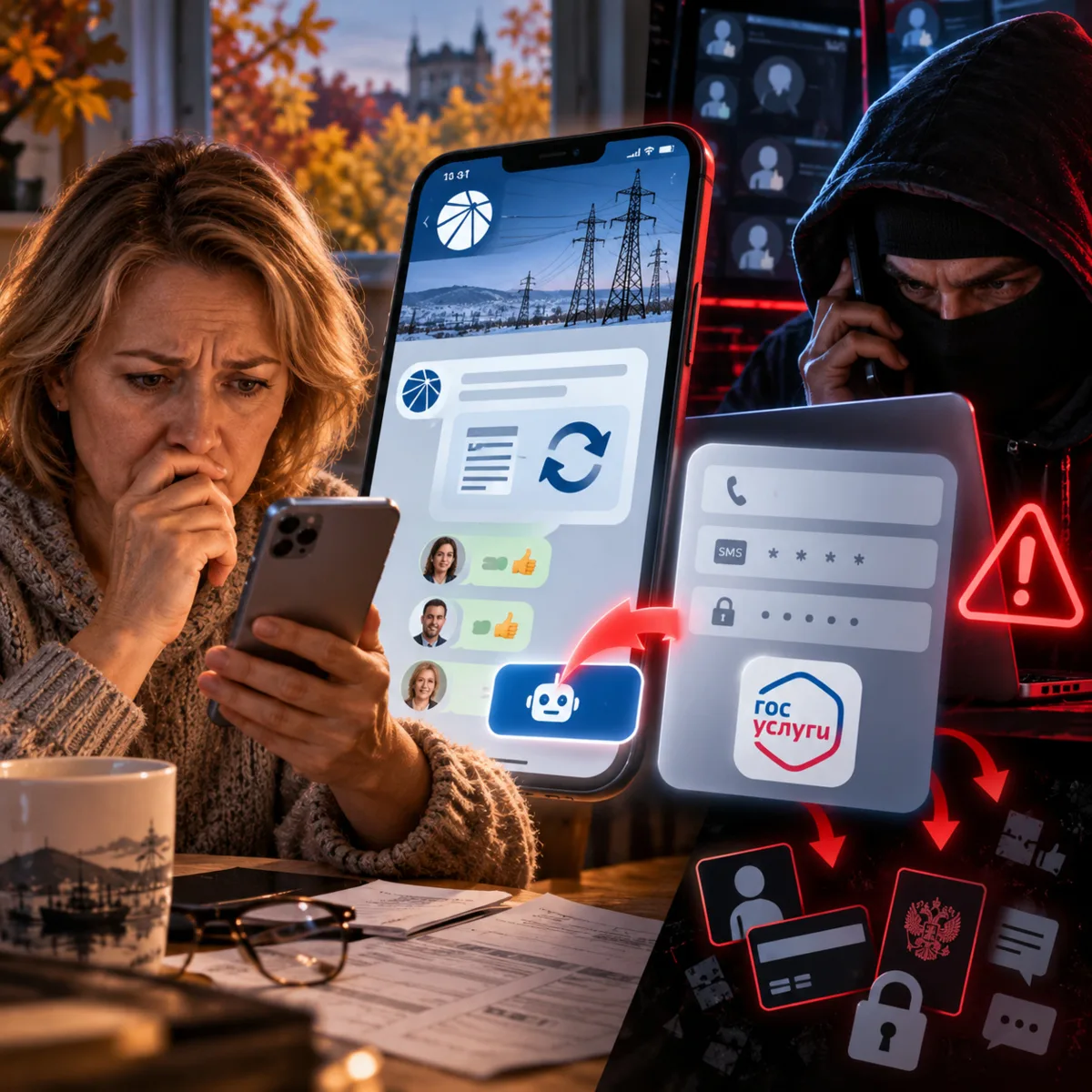 📱 Фальшивый перерасчёт и настоящая кража аккаунта: появилась новая схема мошенников