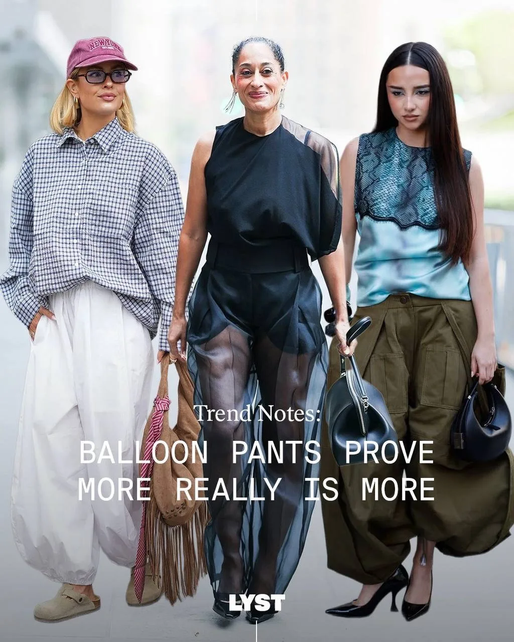 Balloon pants: главный женский брючный тренд лета