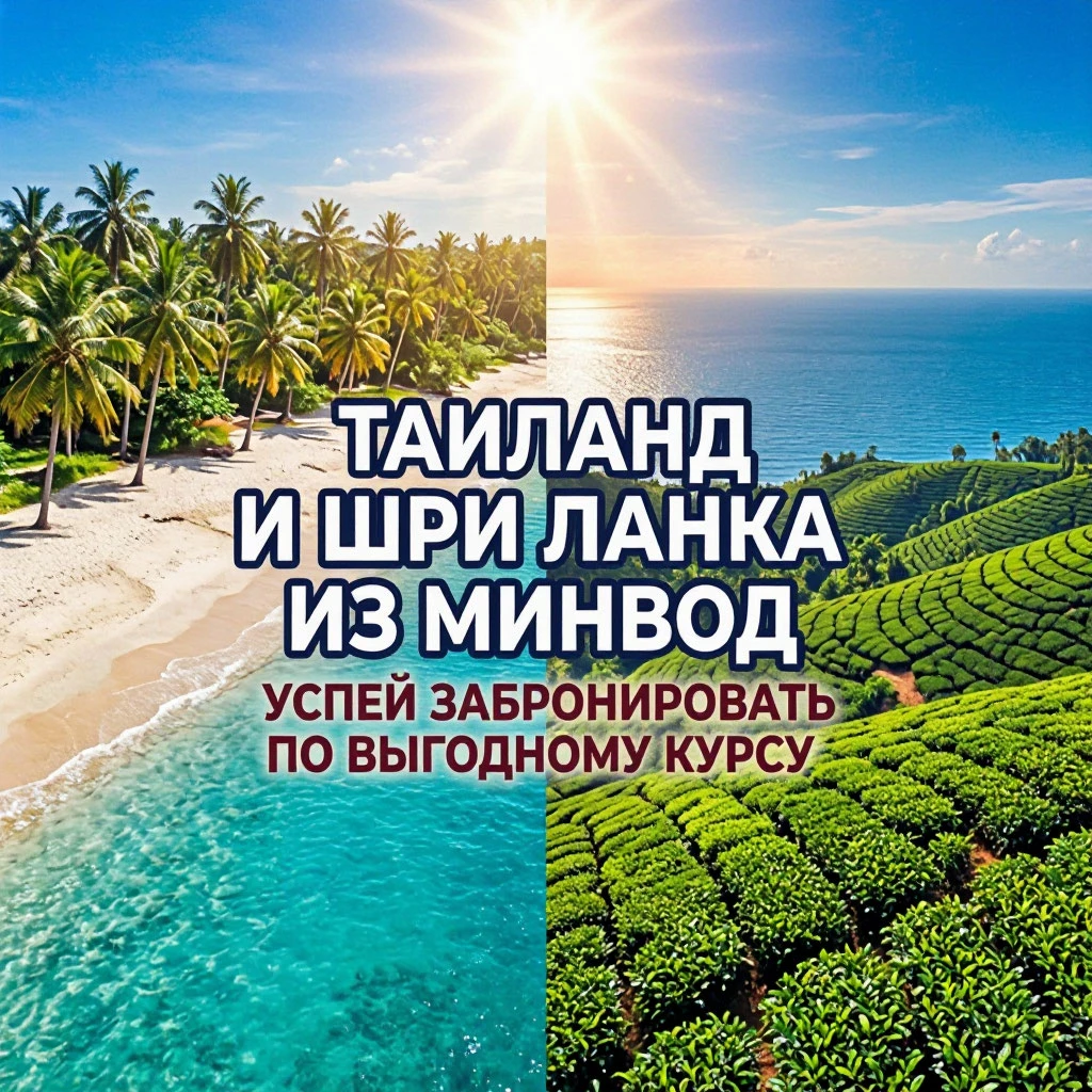 🔥 Напоминаю: из Минеральных Вод с ноября стартуют рейсы в Таиланд и на Шри-Ланку!