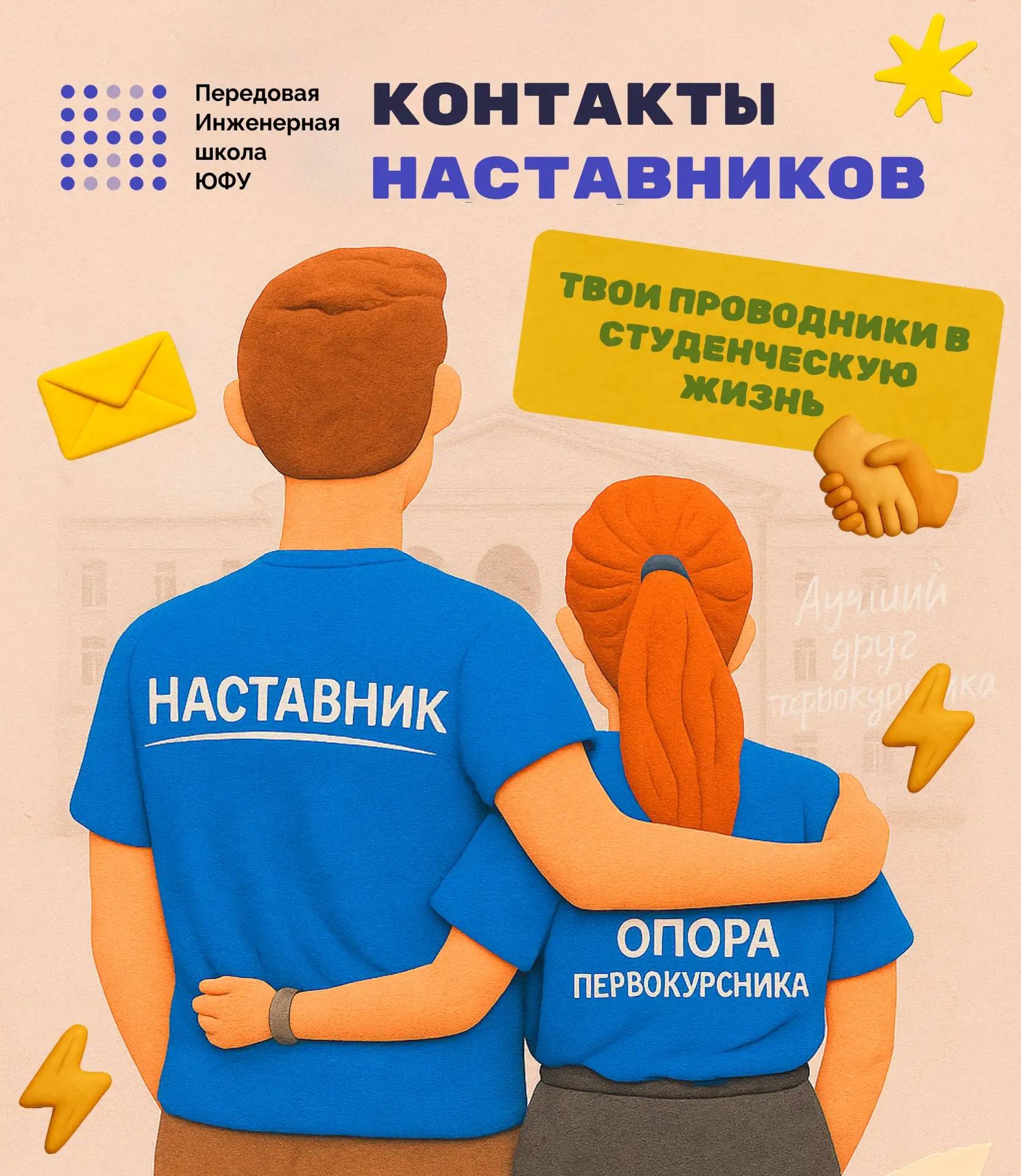 Ой, мама, кто это? Это твои первые друзья в семье ПИШ ЮФУ 🤝