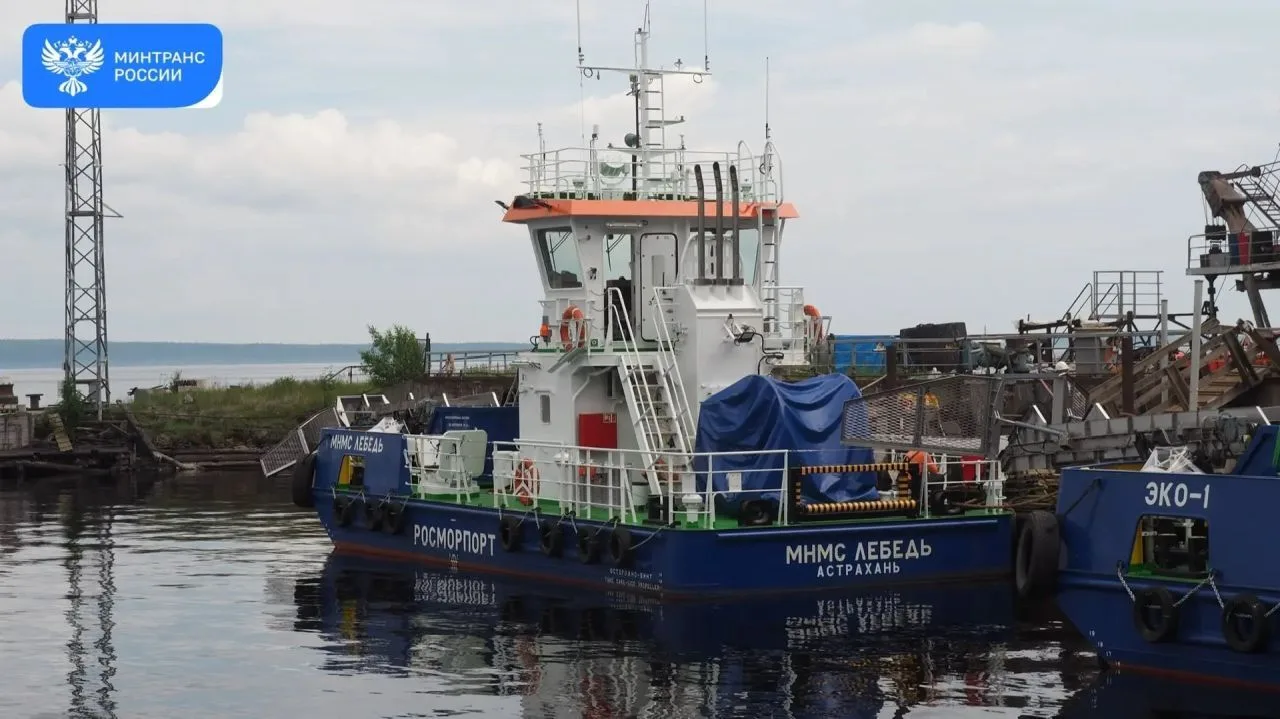 Новое судно приведет в морской порт Астрахань ледокол из Петрозаводска