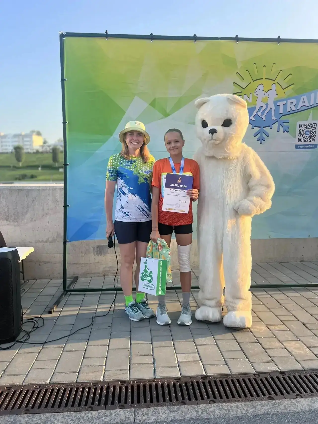 Ура, отличные новости! 🎉 

Алла, ученица 7М-3 класса, заняла 2‑е место в детском забеге 
«Тюмень Бы